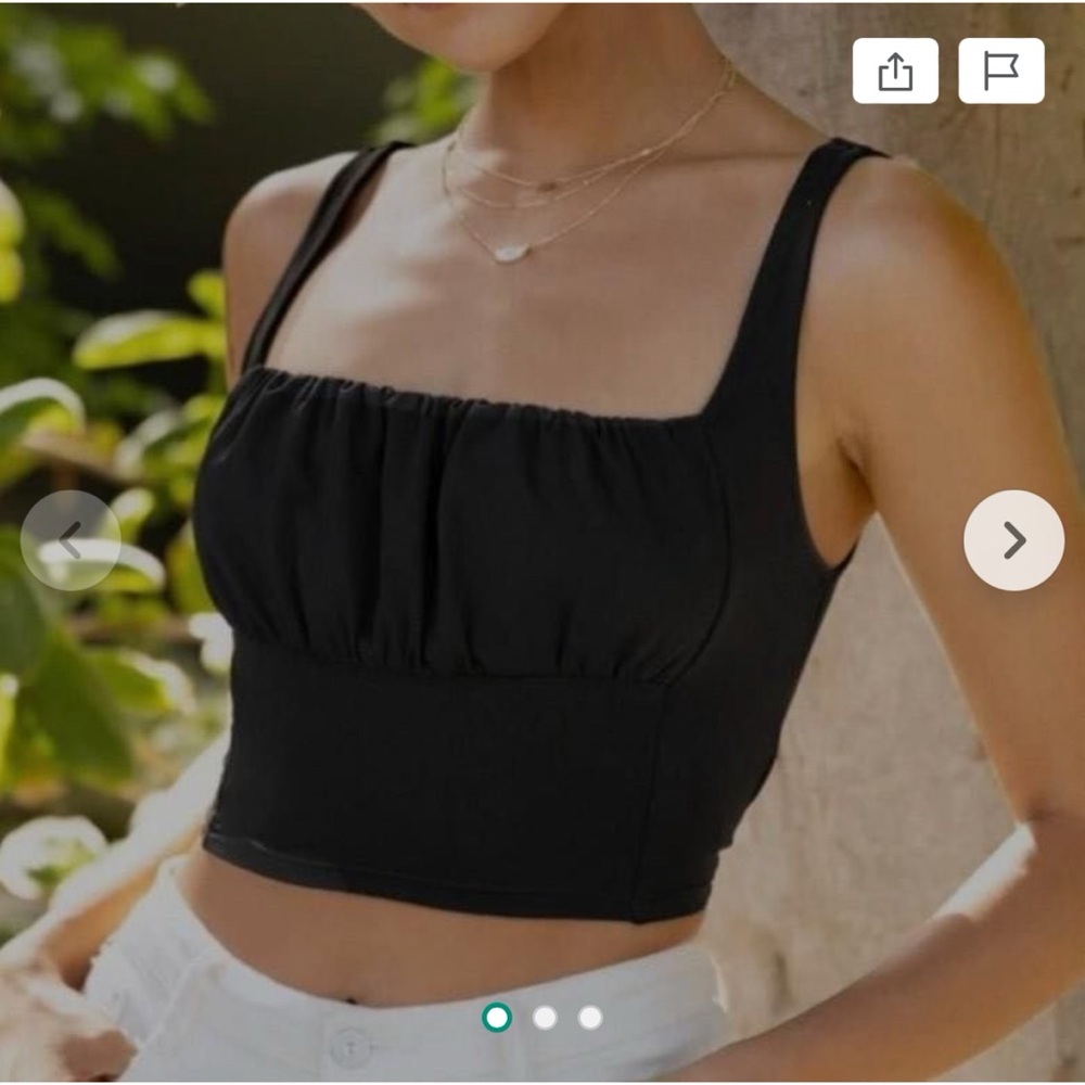 For Bundle Only: Shein Ruched Bust Crop Top